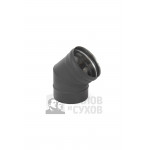 Отвод моно 45° 430-0,8мм (t < 600°С) D115 ТиС MC Black