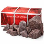 Банный камень для печи Малиновый кварцит
